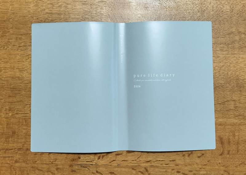 pure life diary2026のくすみグリーンカラーの表紙の画像